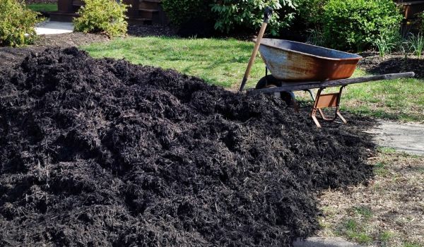 Black Mulch Installation in Wexford